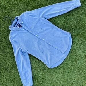 Hollister Light Blue Casual Button Down Shirt